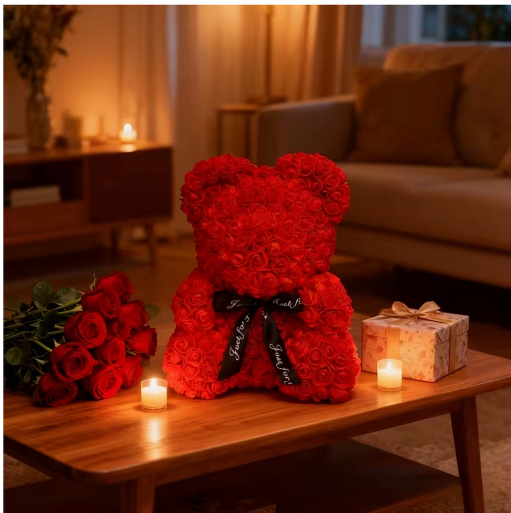 🐻🌹 OSO DE ROSAS ETERNAS – EL REGALO QUE ENAMORA 🌹🐻