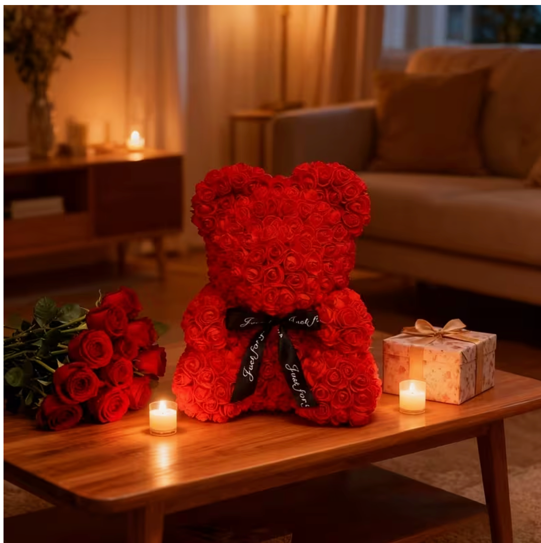 🐻🌹 OSO DE ROSAS ETERNAS – EL REGALO QUE ENAMORA 🌹🐻