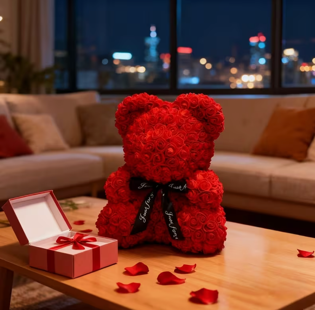 🐻🌹 OSO DE ROSAS ETERNAS – EL REGALO QUE ENAMORA 🌹🐻